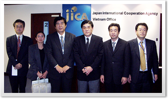 JICAにて両国の人材について話しました。